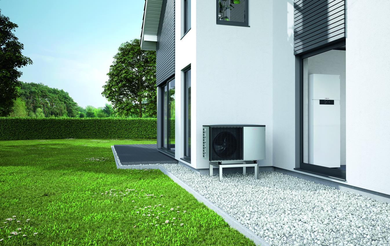 Maison rénovée avec isolation thermique extérieure